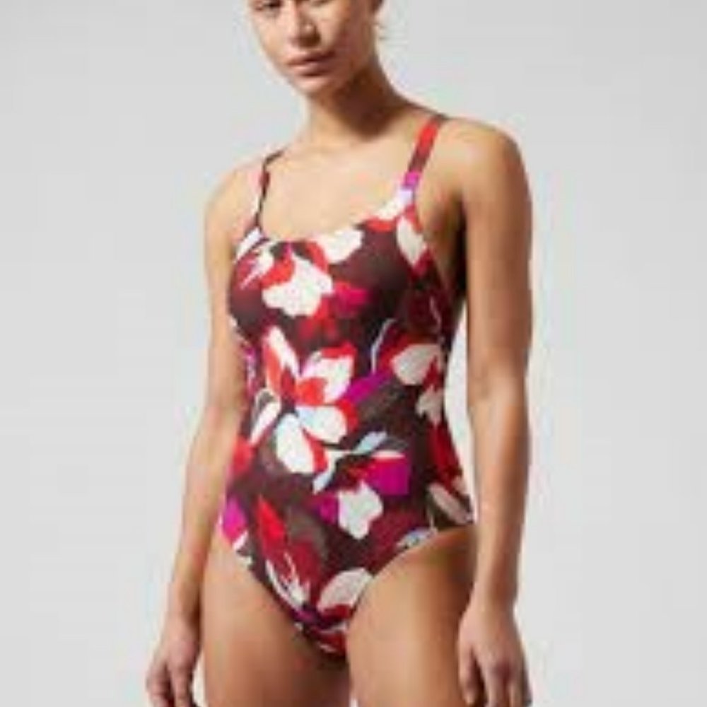 Athleta  Hermosa One Piece Swimsuit L Tall NEW WITH TAGS NWT